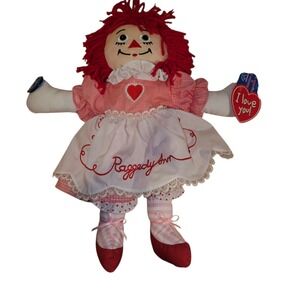 NWT Applause Special Edition Valentine Raggedy Ann 14" Doll‎